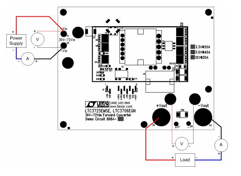 应用电路图 - Analog Devices Inc. DC2888A演示板